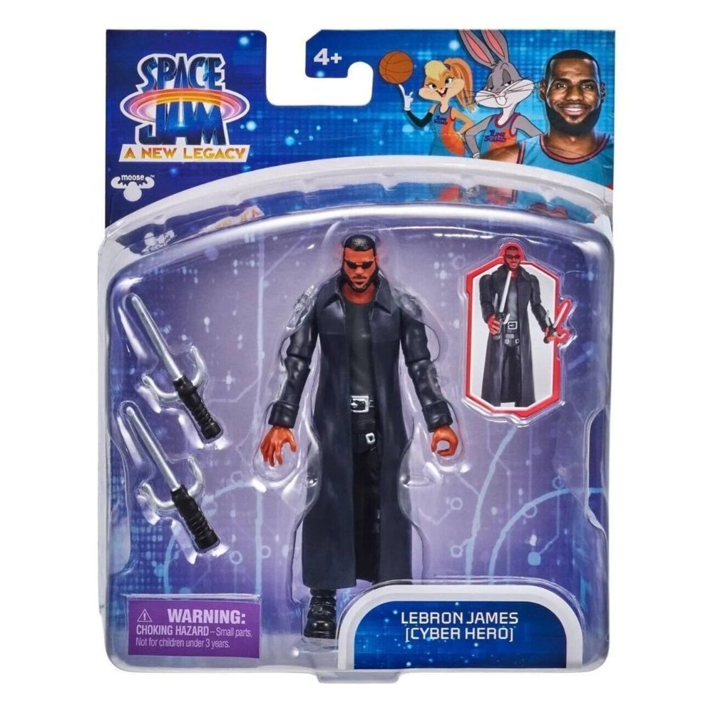 Unisex Collectibl Toy Lebron James Cyber Hero Space Jam Baller Action Figure 5"